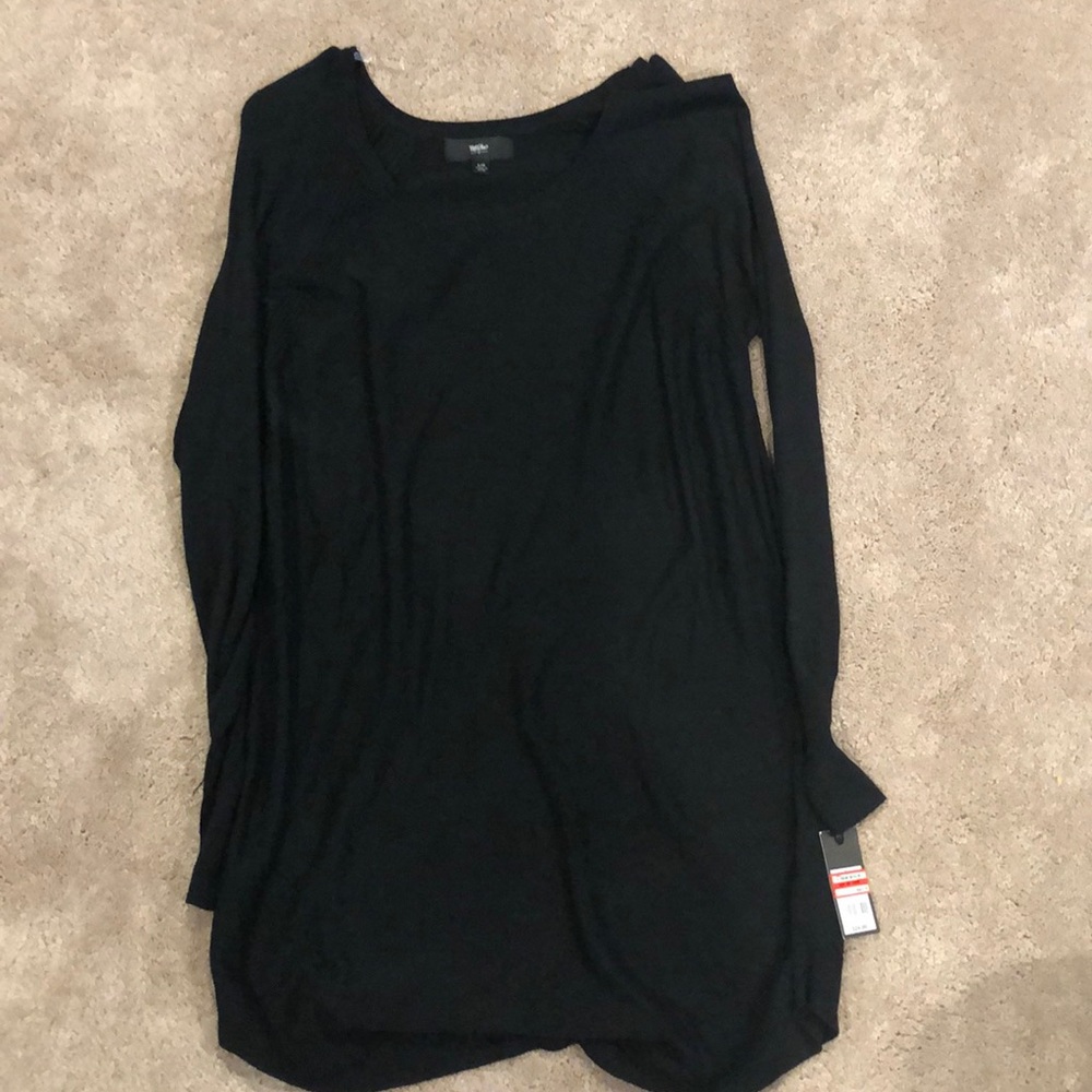 Black sweater dress